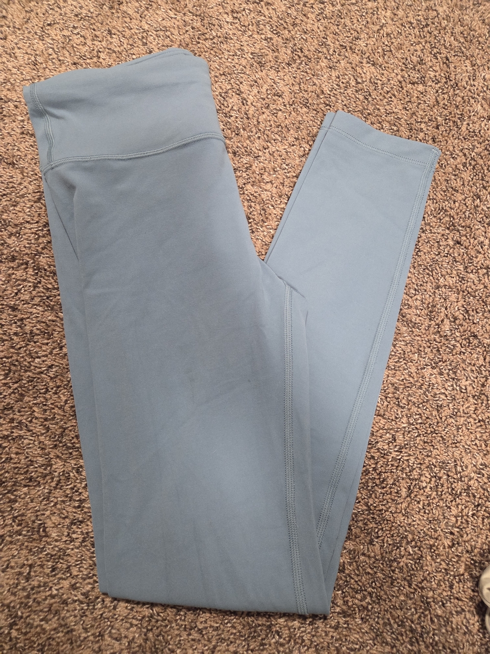 Athleta Girl sz 14 STASH Nwot Light Blue High-Waist Active Leggings